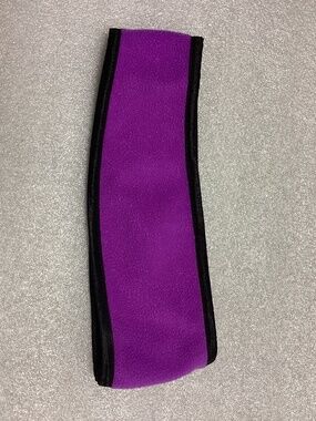 Girls Purple Silver Sparkle Fleece Headband NWOT